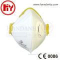 FFP1 valved respirator mask